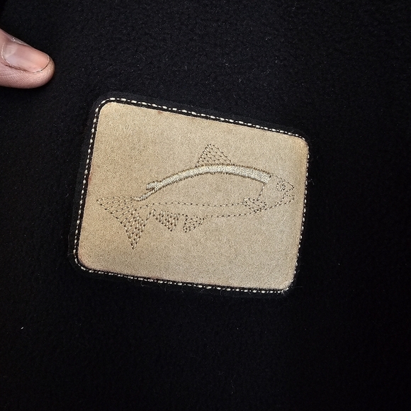 Vintage The Fit  Golf Reversible Fleece Fish Patch Zip Up Vest Plus Size - Picture 8 of 10